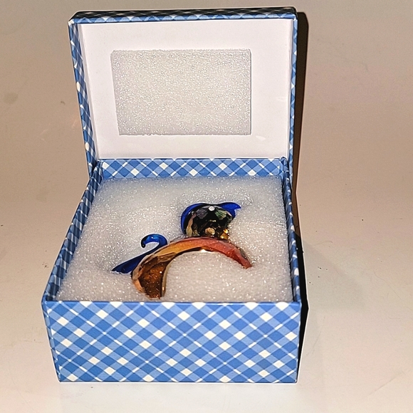 CRYSTAL CATS WITH HAT BASEBALL CAT - Picture 10 of 10